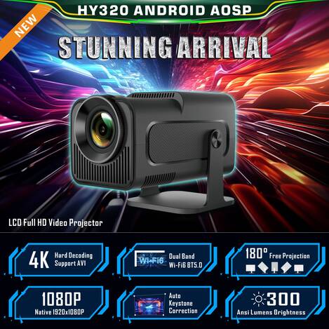 HY320 LCD Portable Projector
