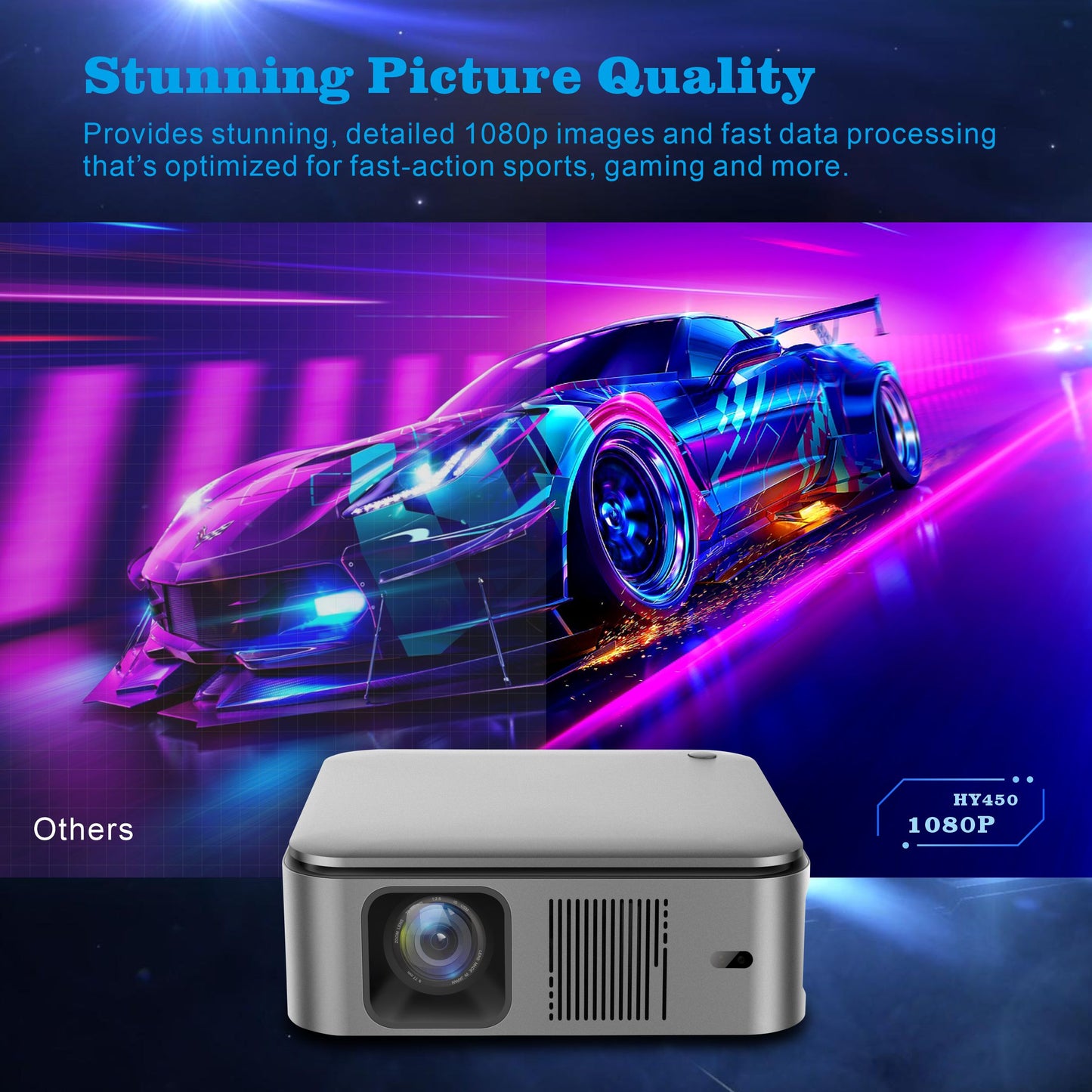 HY450 LCD portable projector